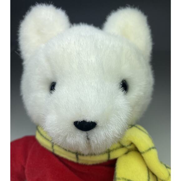 Vintage Rupert the Bear Plush Ganz Bros Heritage Collection 11” White Teddy READ - Picture 5 of 13